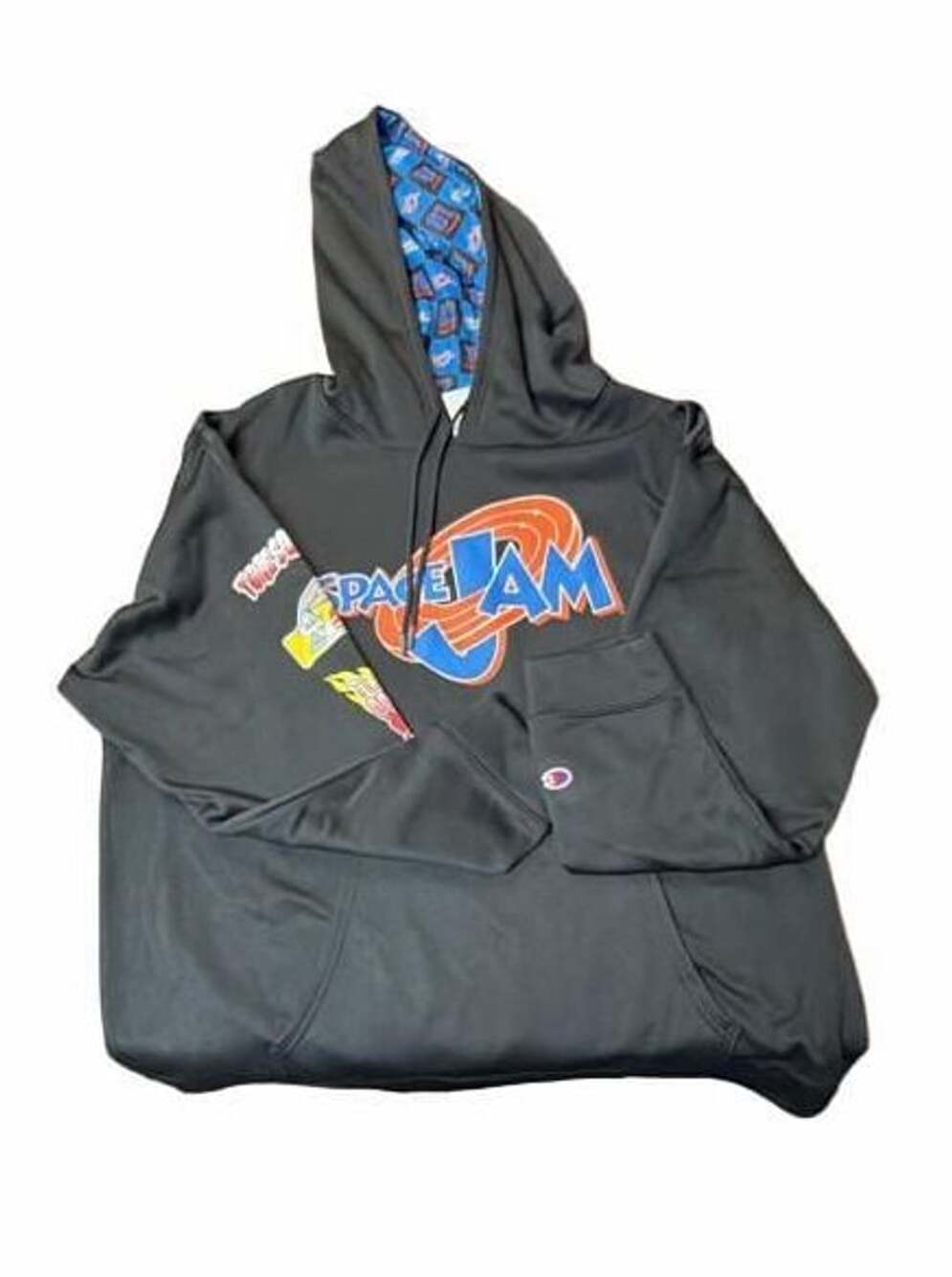 Champion Space Jam Hoodie Black XXL NWT G86